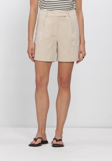 CO'COUTURE LEENACC LINEN PLEAT SHORTS Pantalons en beige - large