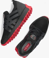 Zwarte RED-RAG Lage sneakers 13673 - medium