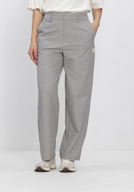 ALIX THE LABEL LADIES WOVEN CLEAN MIX Pantalons Gris clair - large