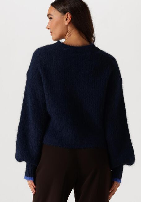 CO'COUTURE CORALEE CROP KNIT Pulls & Gilets Bleu foncé - large