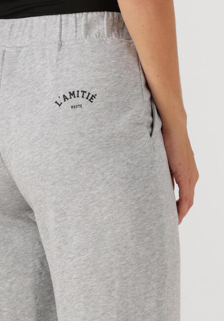 Lichtgrijze HAUTE L'AMITIÉ Wijde broek MINI CURVE LOOSE TALL PANT - large