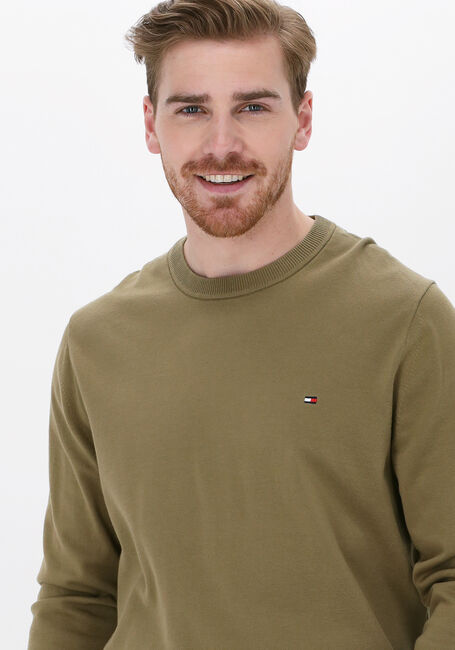 Groene TOMMY HILFIGER Trui 1985 CREW NECK SWEATER - large