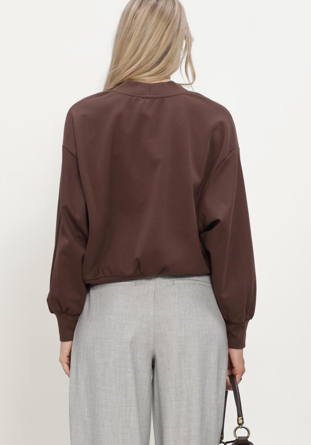 AIMEE THE LABEL KAAPSTADW6 SWEATER Pulls & Gilets en marron - large