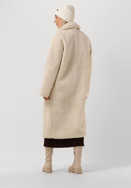 Beige ANOTHER LABEL Faux fur jas MOUSSY COAT - large