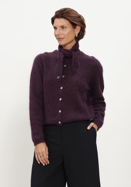 STUDIO ANNELOES Gilet Bibi cardigan en violet - large