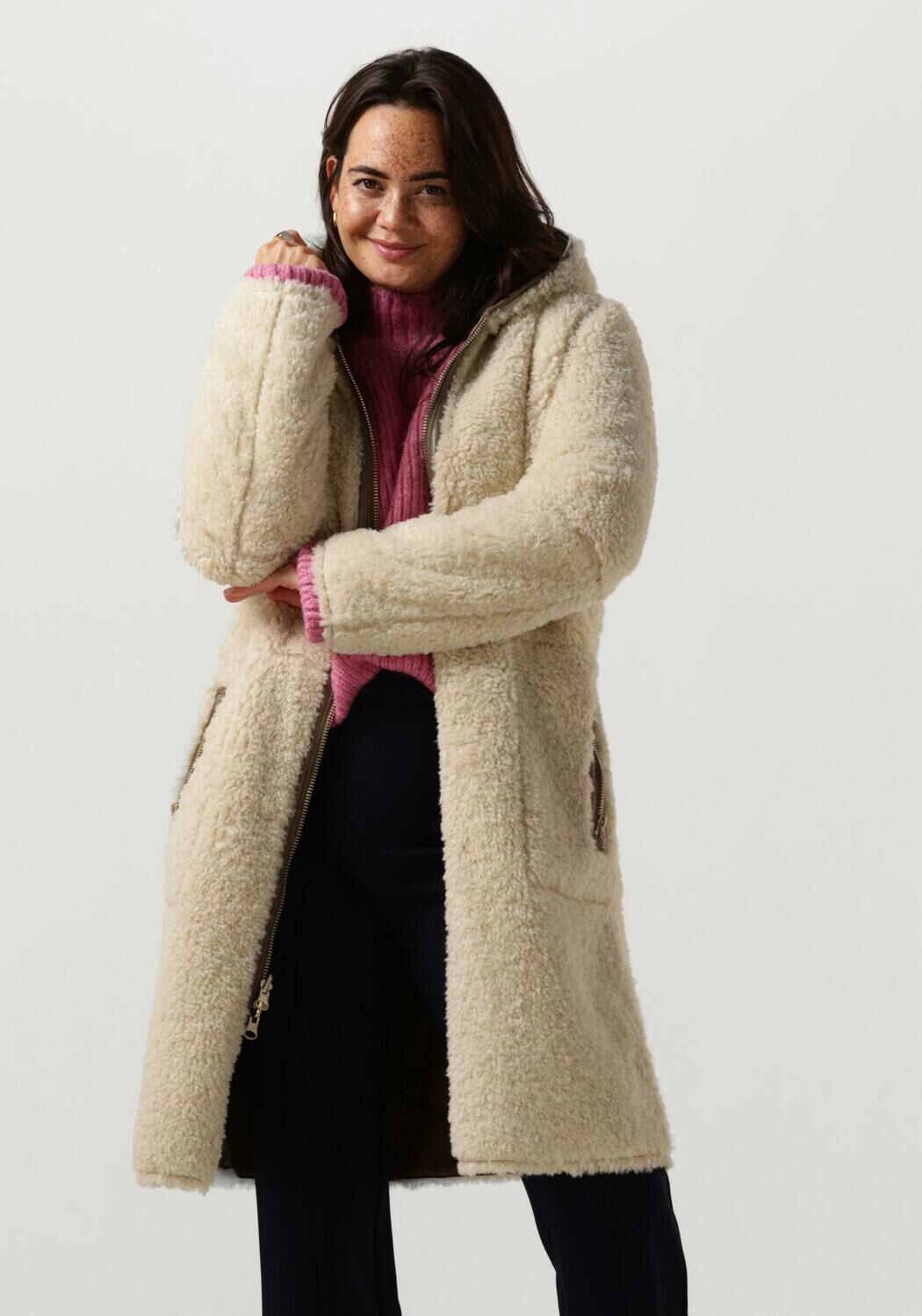 GOOSECRAFT Veste matelass&eacute; GC ADELYN COAT en camel - large