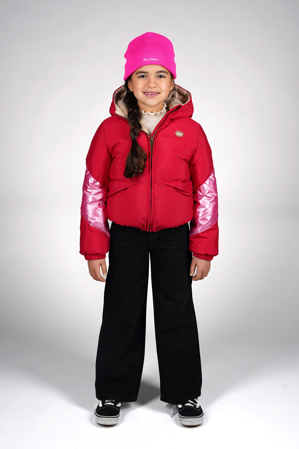 Rode MOODSTREET Gewatteerde jas JONI - large