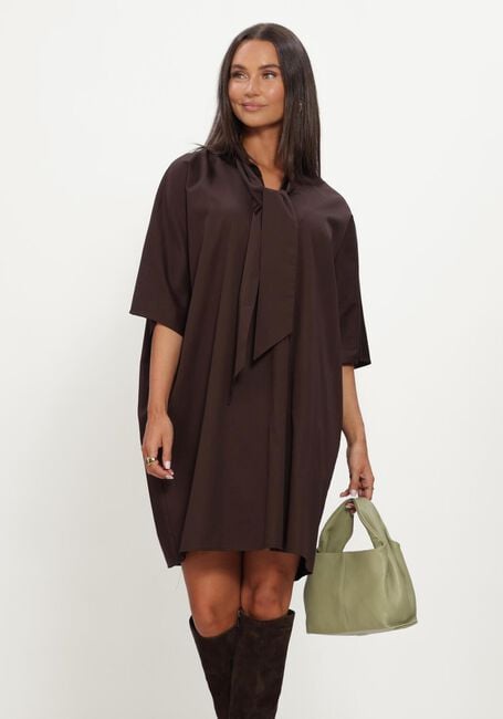 Y.A.S. Mini robe YASKAREN 3/4 DRESS en marron - large