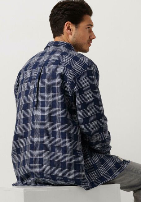 FORÉT Surchemise ARCTIC CHECK SHIRT en bleu - large
