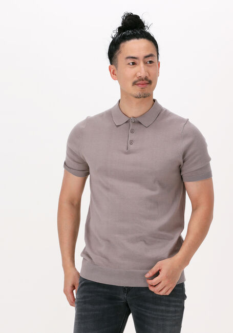 SAINT STEVE Polo CHRIS en taupe - large