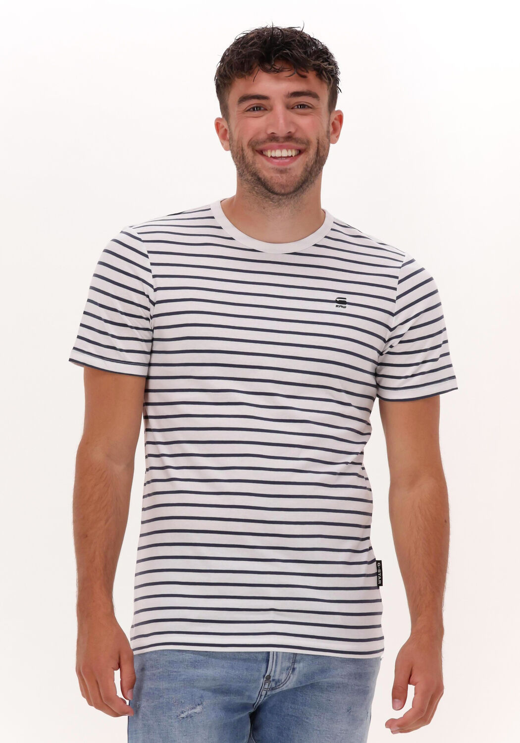 G star store striped t shirt