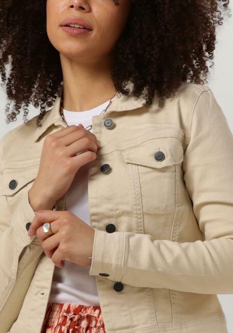 OBJECT Veste en jean OBJWIN NEW DENIM JACKET NOOS en beige - large