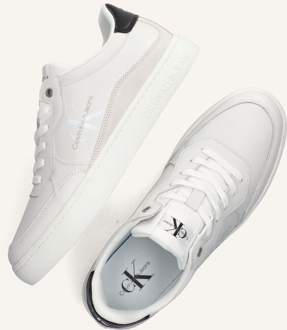 Witte CALVIN KLEIN Sneakers CLASSIC CUPSOLE MONO Witte CALVIN KLEIN Sneakers CLASSIC CUPSOLE MONO - large