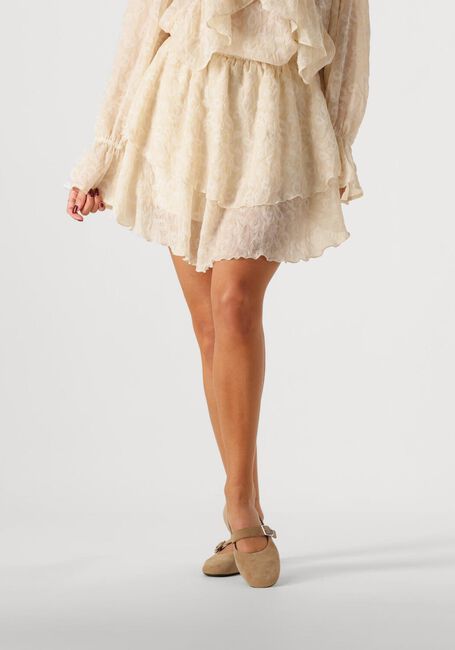 STUDIO AMAYA Mini-jupe SIEM en beige - large