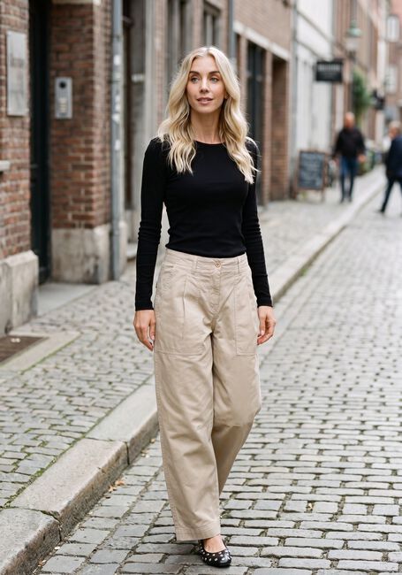 CAMBIO Pantalon cargo OCTOBER STUDIO87 Sable - large