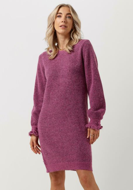 Roze SELECTED FEMME Mini jurk SIA JUMA LS KNIT DRESS - large