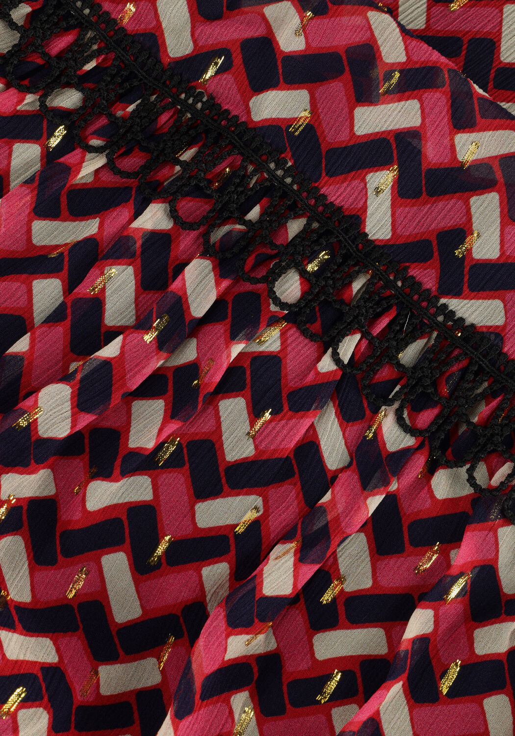 ANA ALCAZAR Mini robe DRESS LACE &Ouml;KO-TEX 100 en rose - large