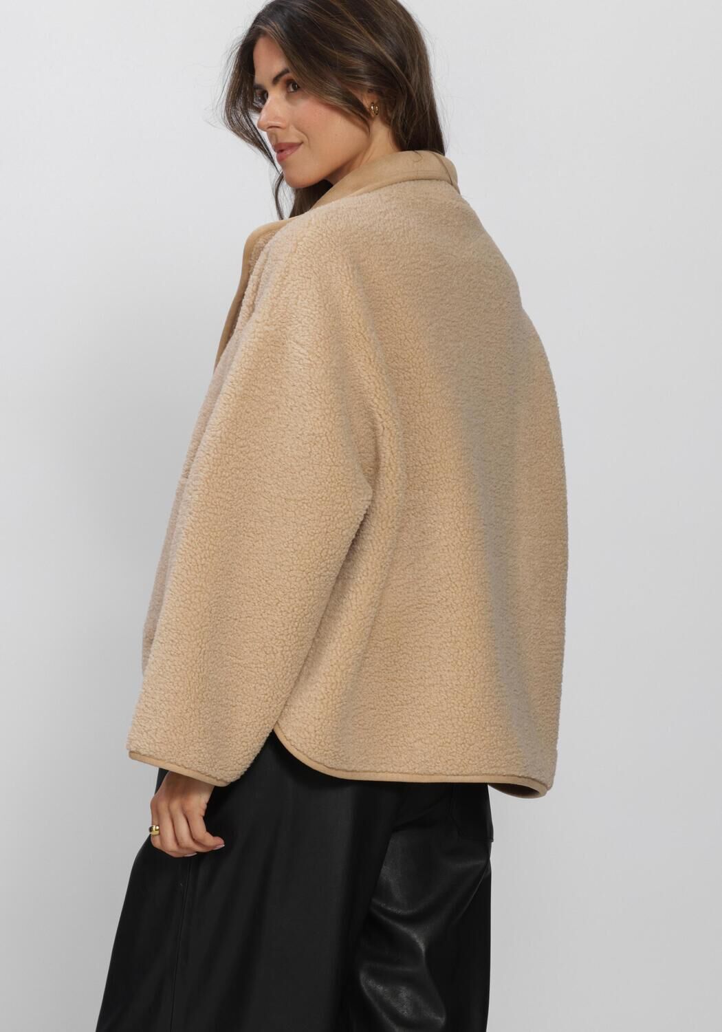 KNIT-TED JILL JACKET Vestes Sable - large
