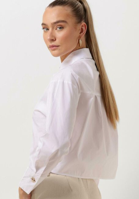 Witte NEO NOIR  WISLA POPLIN SHIRT - large