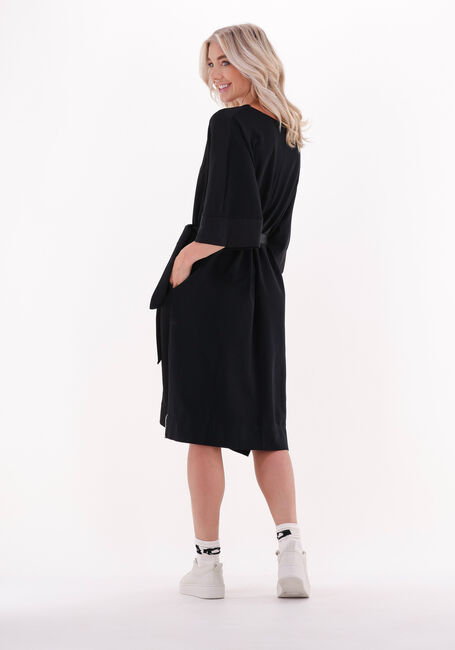 Zwarte 10DAYS Mini jurk KIMONO TUNIC - large