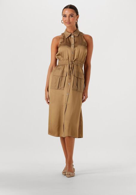 Beige TWINSET MILANO Midi jurk 251TT2270 - large