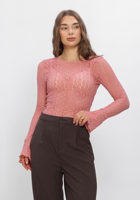 DANTE6 GIVA LACE LAYERING TOP Hauts & T-shirts en rose - large