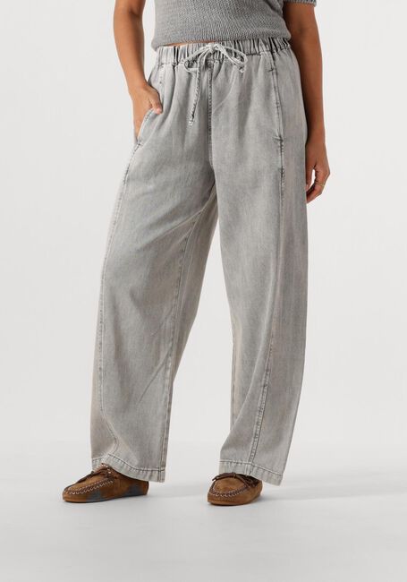 Grijze WITHBLACK Broeken/jumpsuits WBLPENELOPE WIDE DENIM PANT - large