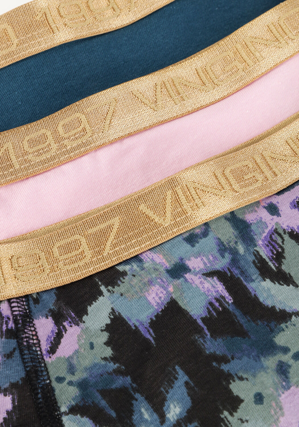 VINGINO Sous v&ecirc;tements G-244-6 FANCY FLOWER 3 PACK en bleu - large