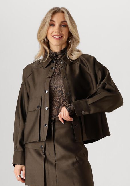 SECOND FEMALE Jack OREGON SHIRT Kaki - large
