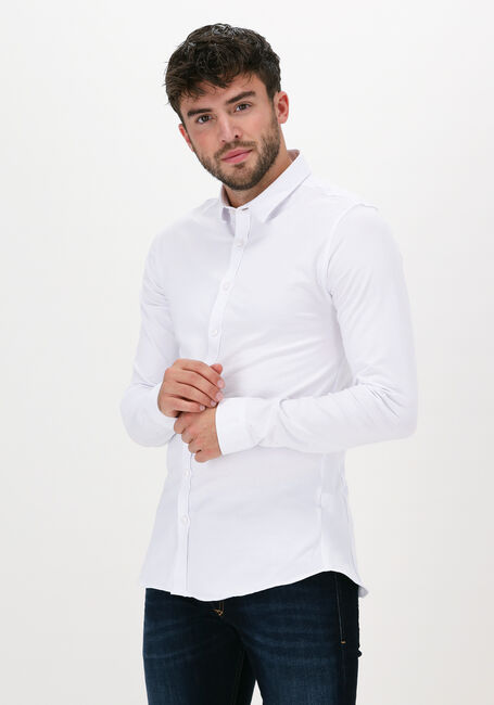 PUREWHITE Chemise d&eacute;contract&eacute; ESSENTIAL SHIRT JERSEY en blanc - large