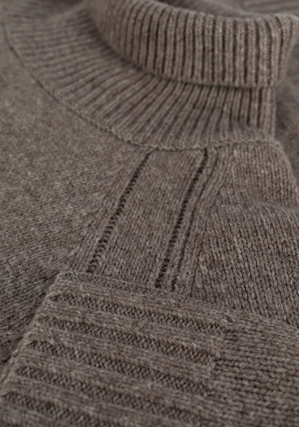 TIGER OF SWEDEN Col roul&eacute; MOORE en taupe - large