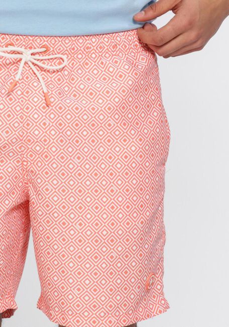 Oranje SHIWI Zwembroeken MIKE SWIM SHORTS 7 INCH GEO SQUARE - large