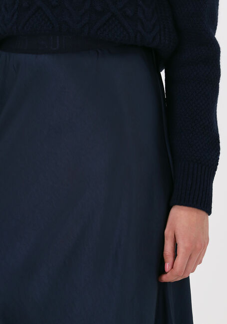 Blauwe SUMMUM Midirok SKIRT SATIN - large