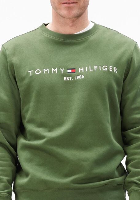 TOMMY HILFIGER Chandail TOMMY LOGO SWEATSHIRT Olive - large