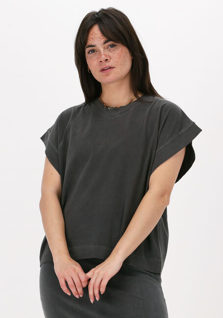 Grijze LEON & HARPER T-shirt DEDE JC00 BASIC - large