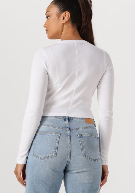 Witte ENVII T-shirt ENALLY LS CROP TEE 5314 - large