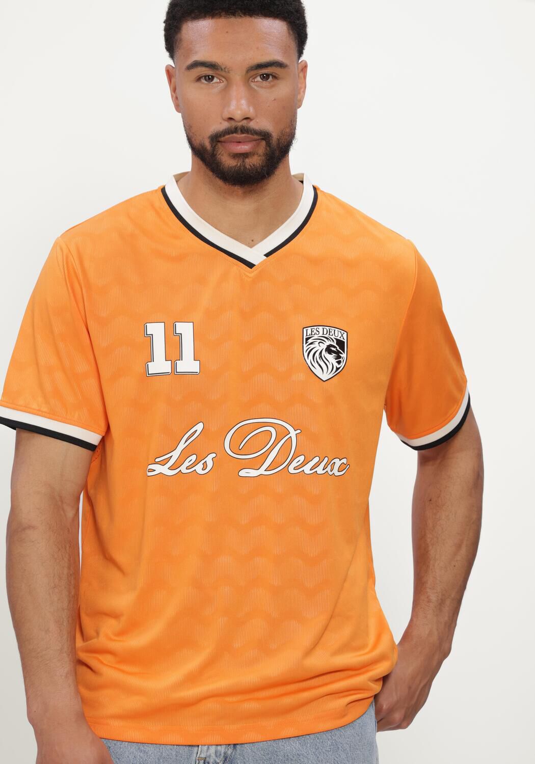 Oranje LES DEUX Polo NETHERLAND FOOTBALL JERSEY - large