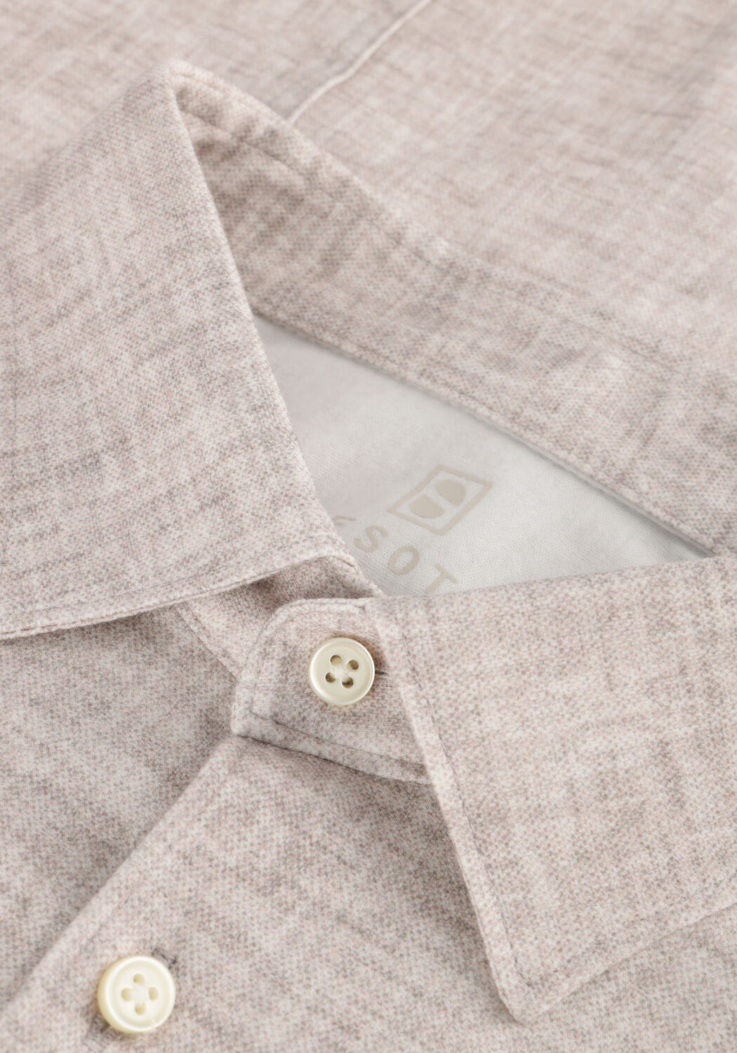 Beige DESOTO Casual overhemd DESOTO KENT 1/1 - large