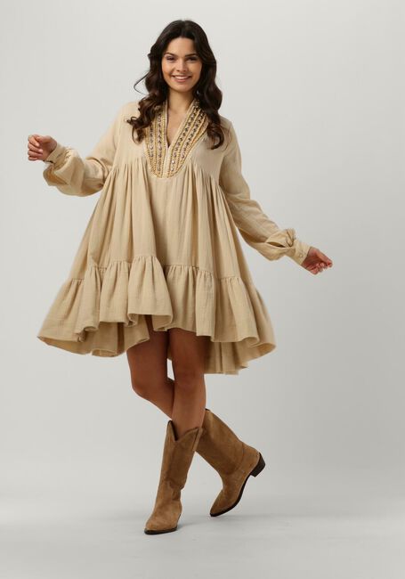MES DEMOISELLES Mini robe DRESS NOMA en beige - large