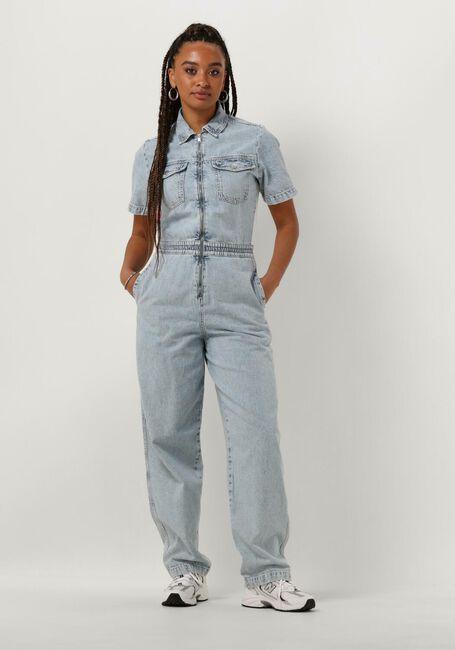 TOMMY JEANS Combinaison BOILER SUIT FLAG en bleu - large