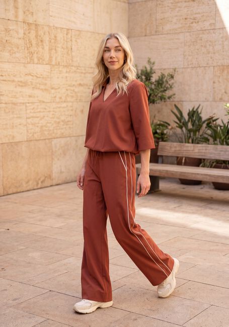 STUDIO ANNELOES Haut ODETTE TOP en marron - large