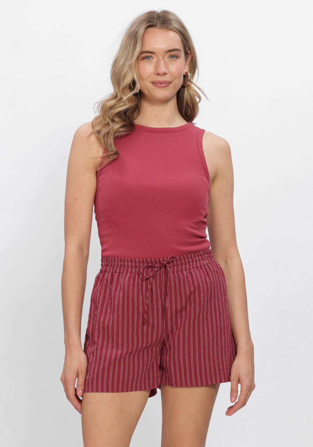 CATWALK JUNKIE CLASSIC RIB SINGLET Hauts & T-shirts en rose - large