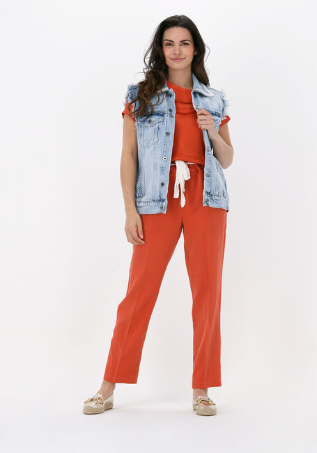 LIU JO Pantalon ECS PANT. CHAIN H.W. en orange - large