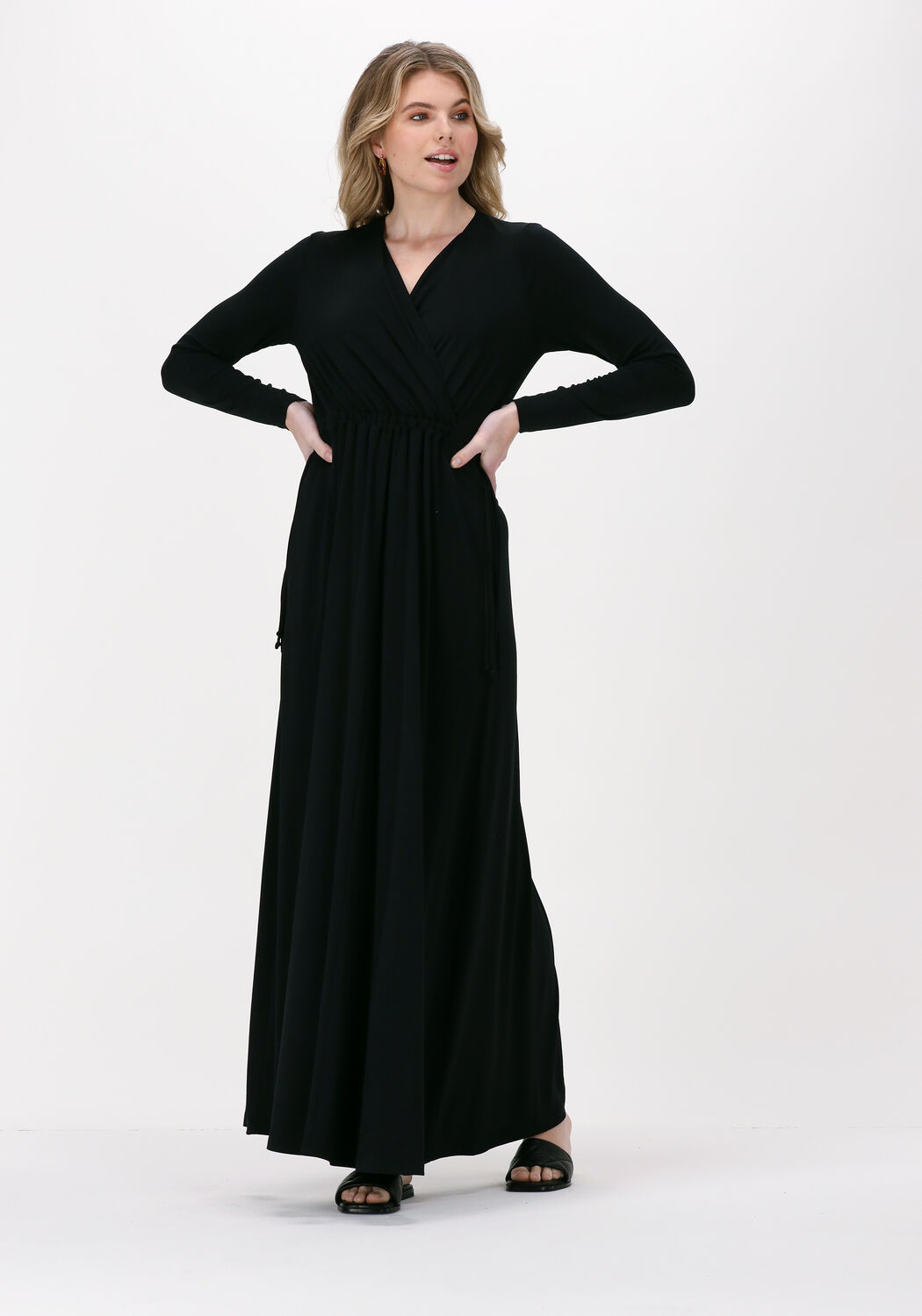 Maxi zwarte jurk sale