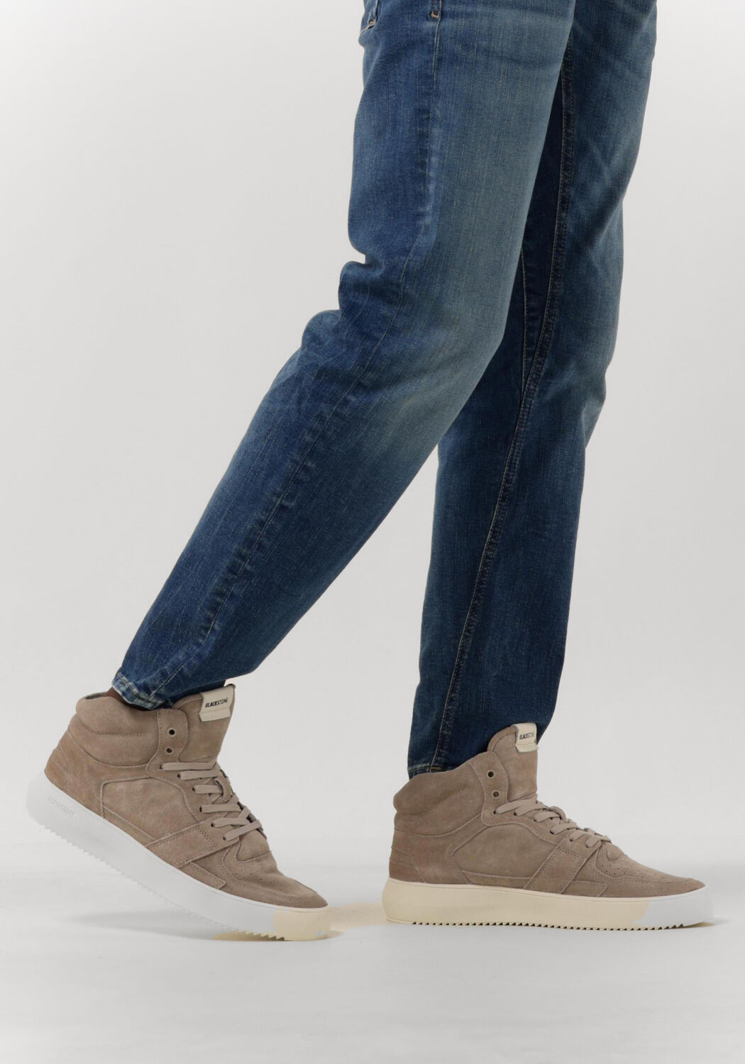 BLACKSTONE Baskets montantes YG01 en gris - large