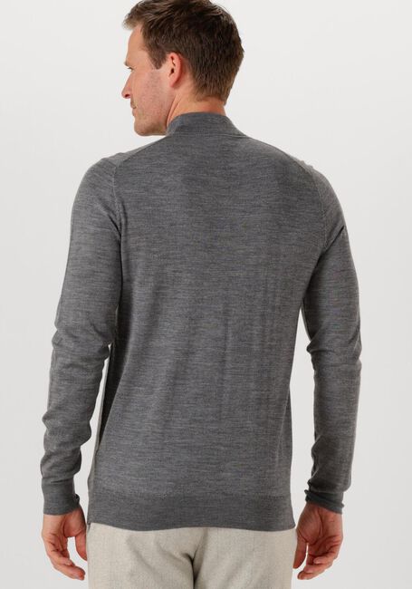 Grijze PROFUOMO Coltrui PULLOVER MOCK NECK MERINO - large
