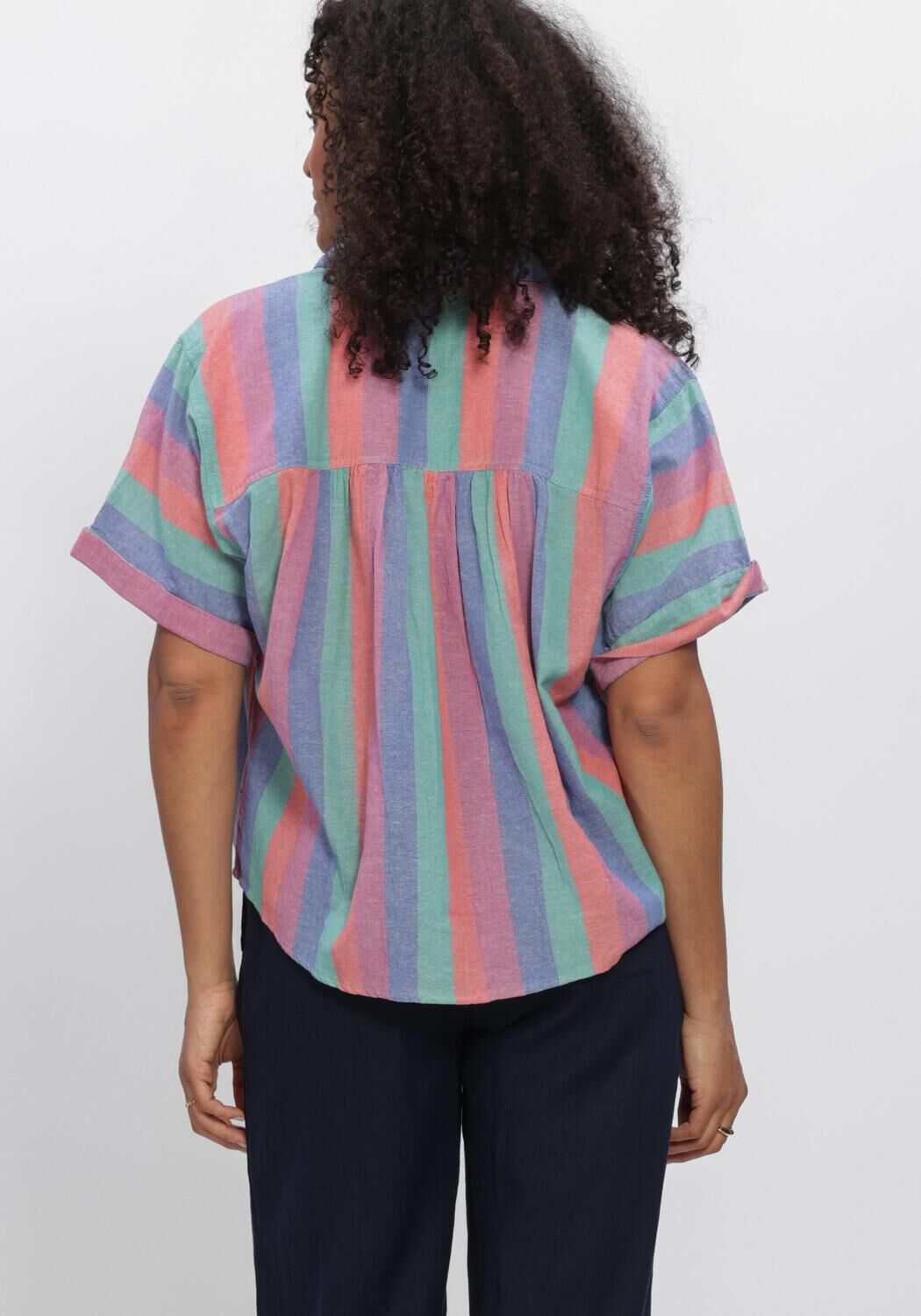 BY-BAR SUNNY RAINBOW PLEATS BLOUSE Blouses en multicolore - large