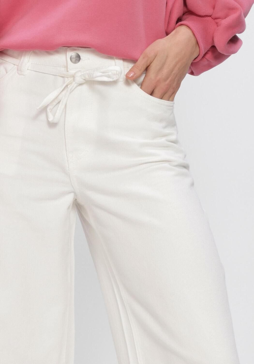 OBJECT Wide jeans OBJROSIE MW WIDE JEANS en bleu - large