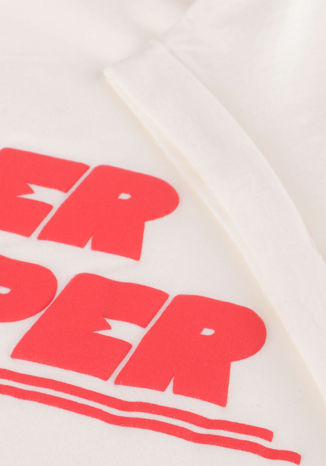 BY-BAR T-shirt THELMA SUPER TROOPER FLOCK TOP en blanc - large