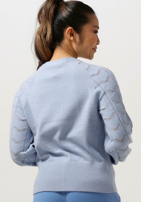 Lichtblauwe OBJECT Vest OBJEVA L/S KNIT CARDIGAN - large